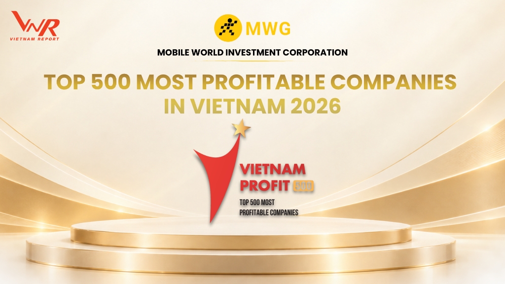 MWG Continues To Rank Among Vietnam’s Top 500 Most Profitable Companies